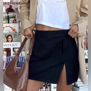 The Lola Mini Skirt Black
